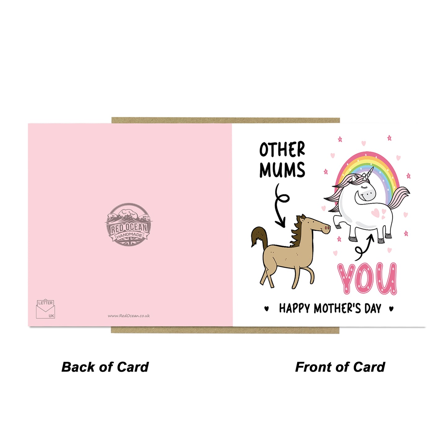 Funny Card For Mum Thank You Card For Mum Unicorn Card