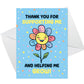 Teacher Thank You Card Multipack of 6 End of Term Leaving School