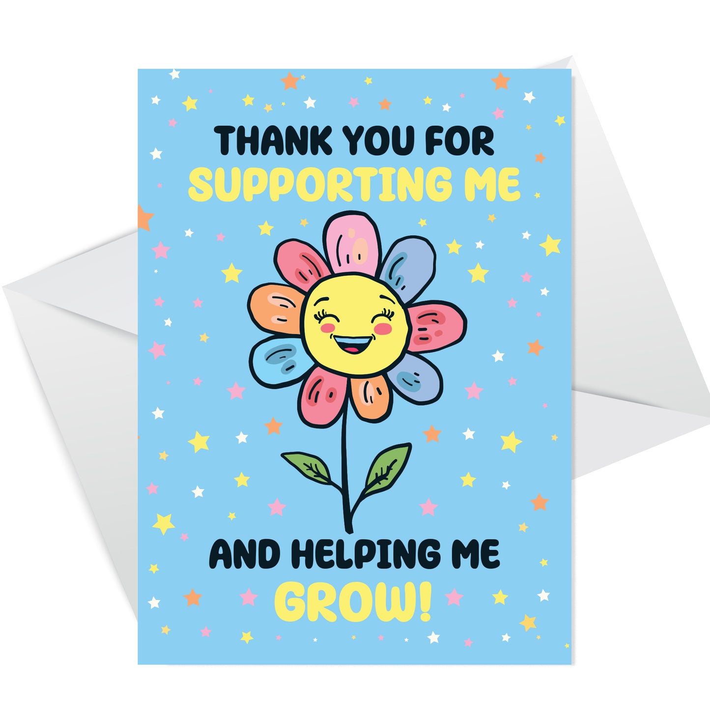 Teacher Thank You Card Multipack of 6 End of Term Leaving School
