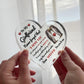 Never Forget That I Love You Gift For Girlfriend Acrylic Plaque