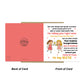 Card For Bestie Birthday With Kraft Envelope Birthday Card
