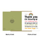 Thank You Card For Someone Special Card For Teacher Volunteer