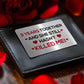 Funny Rude 3rd Anniversary Gift For Wife Girlfriend Wallet Card