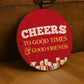 Bar Signs For Home Bar Round Wall Plaque Gift For Men Women