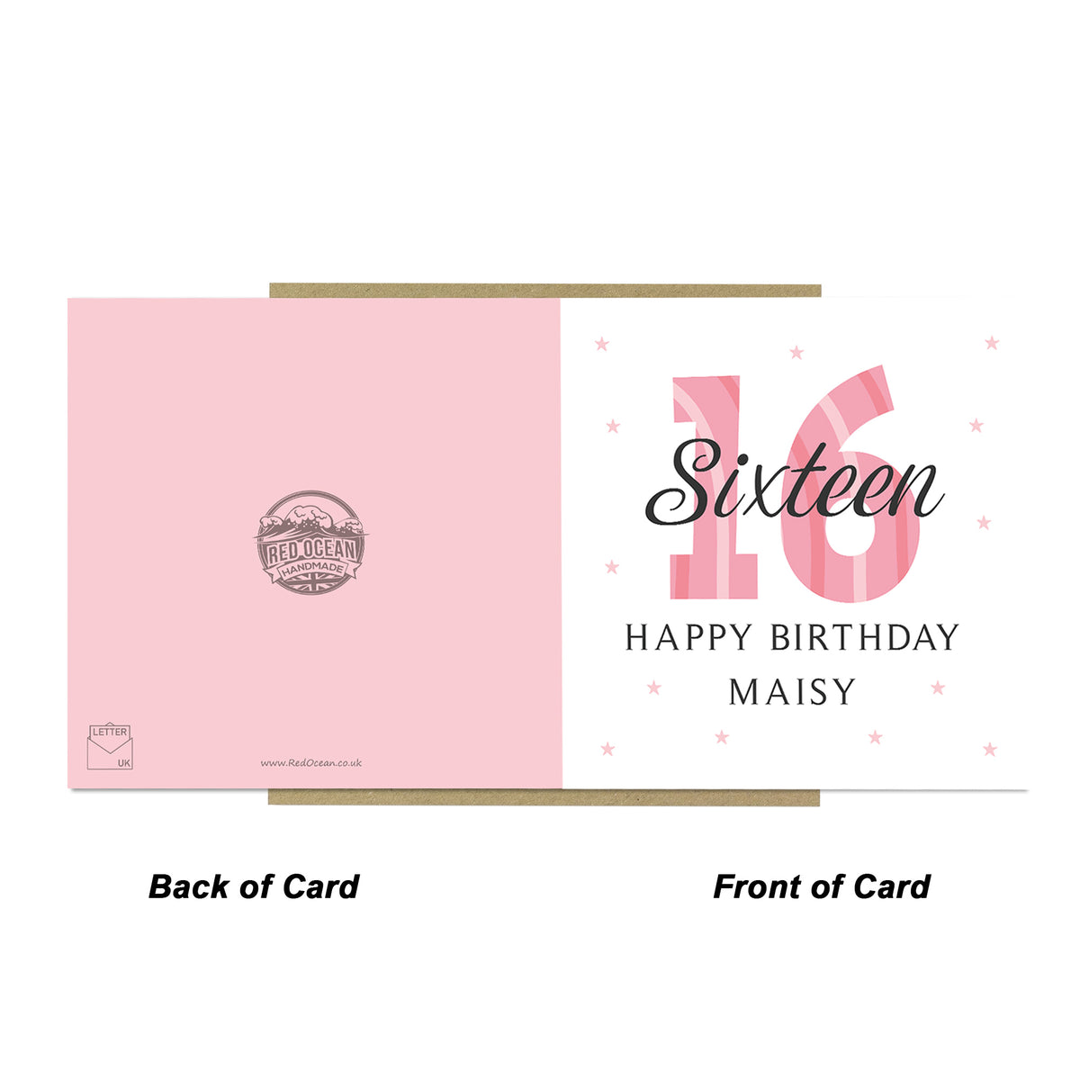Personalised 16th Birthday Cards For Women Daughter Sister