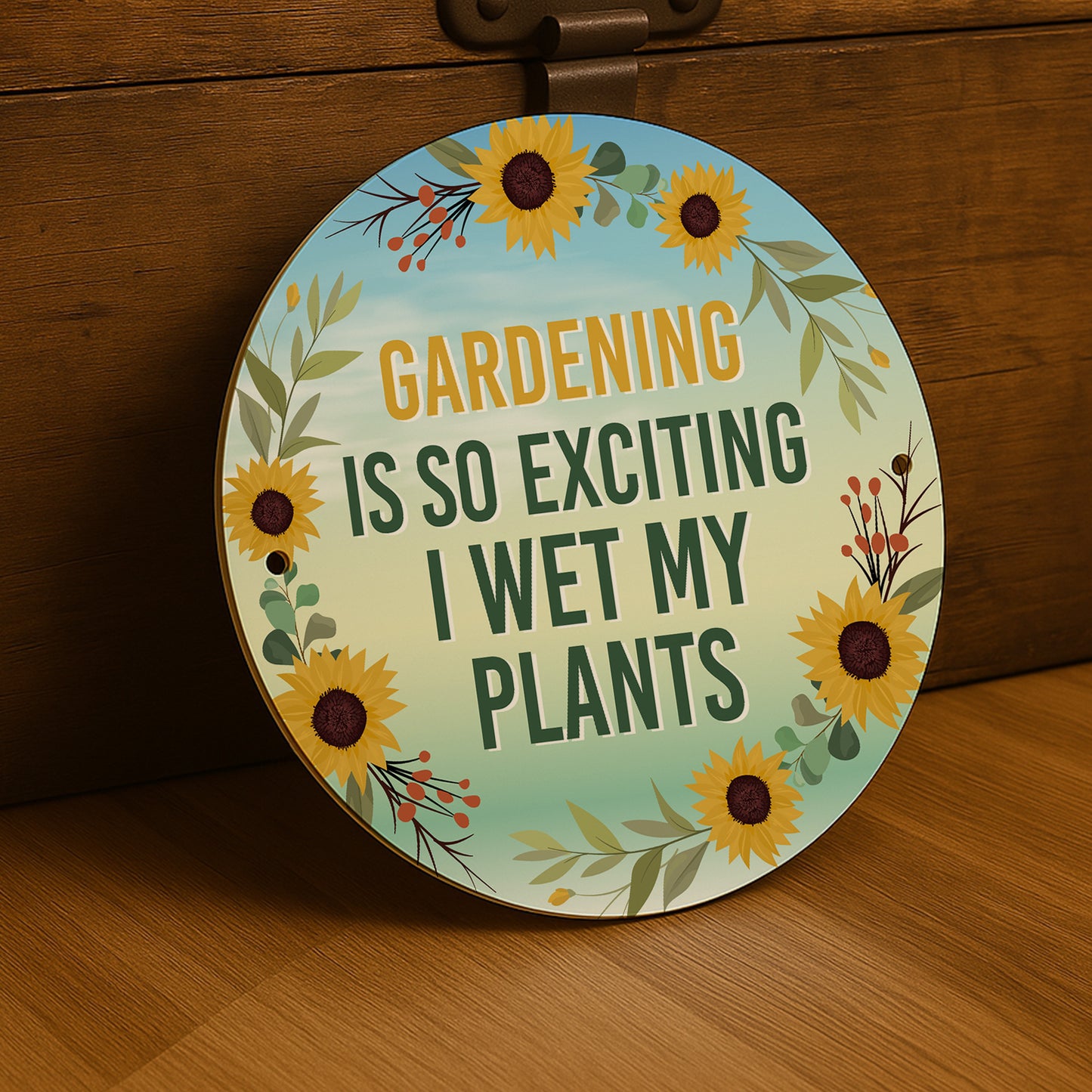 Funny Novelty Garden Sign For OutsideGardening So Exciting