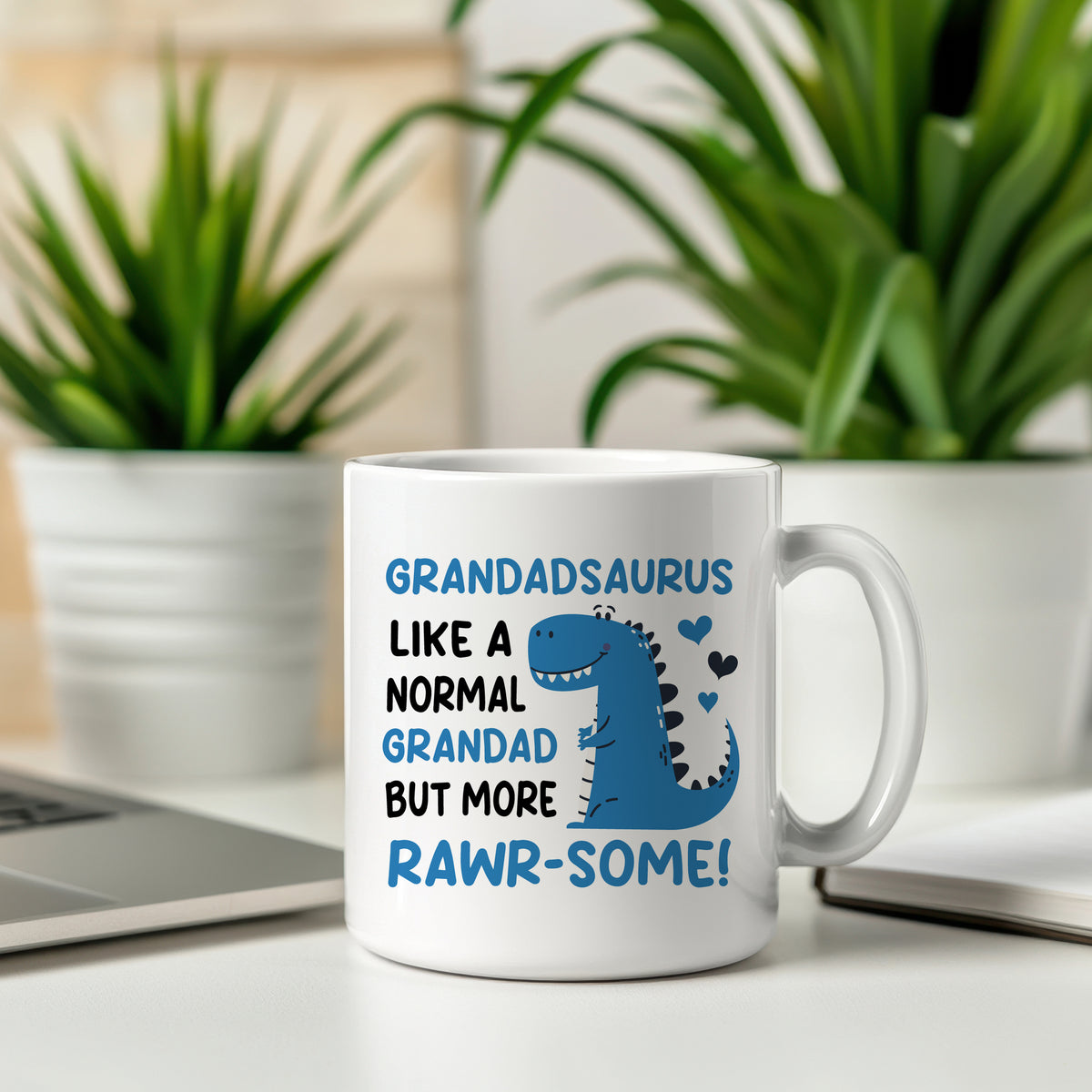 Grandad Mug Novelty Grandadsaurus Ceramic Coffee Mug Gift