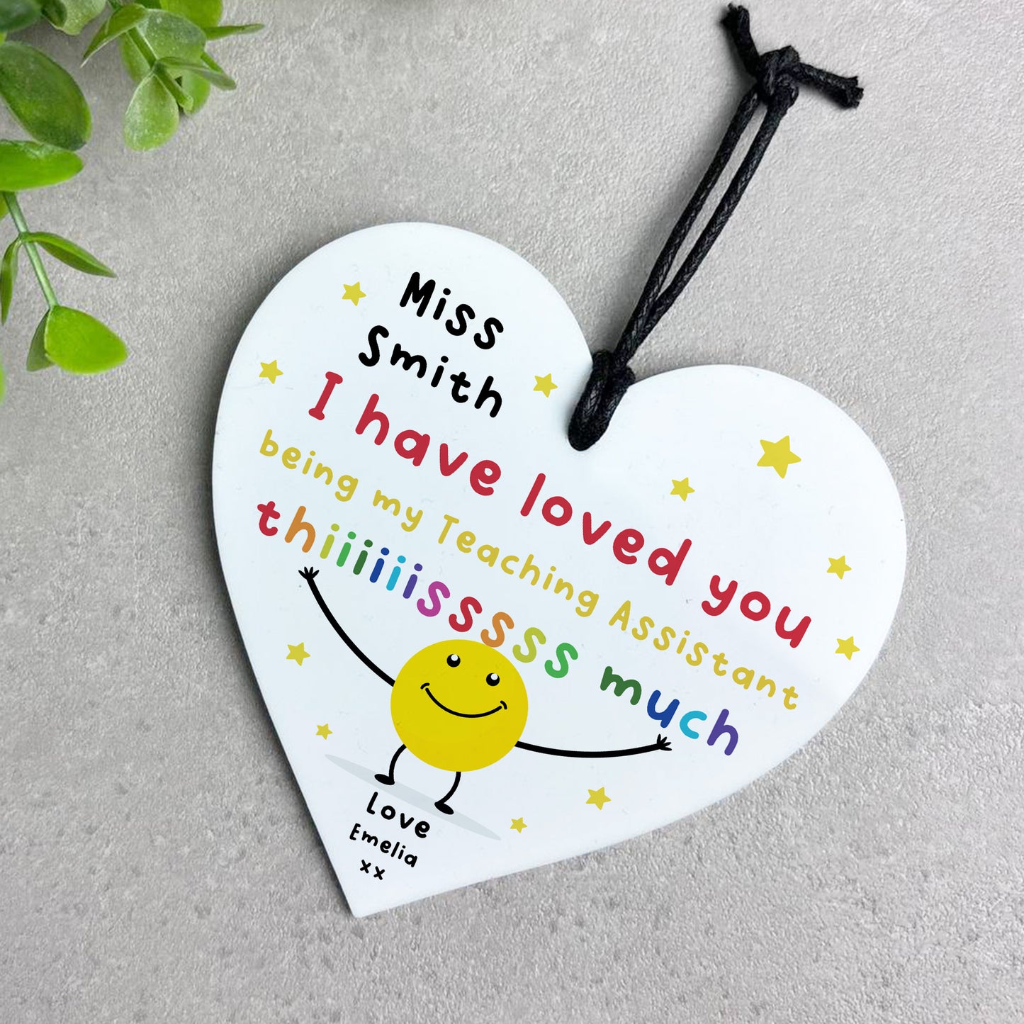 Personalised Gift For Teaching Assistant Funny Gift For Him Her