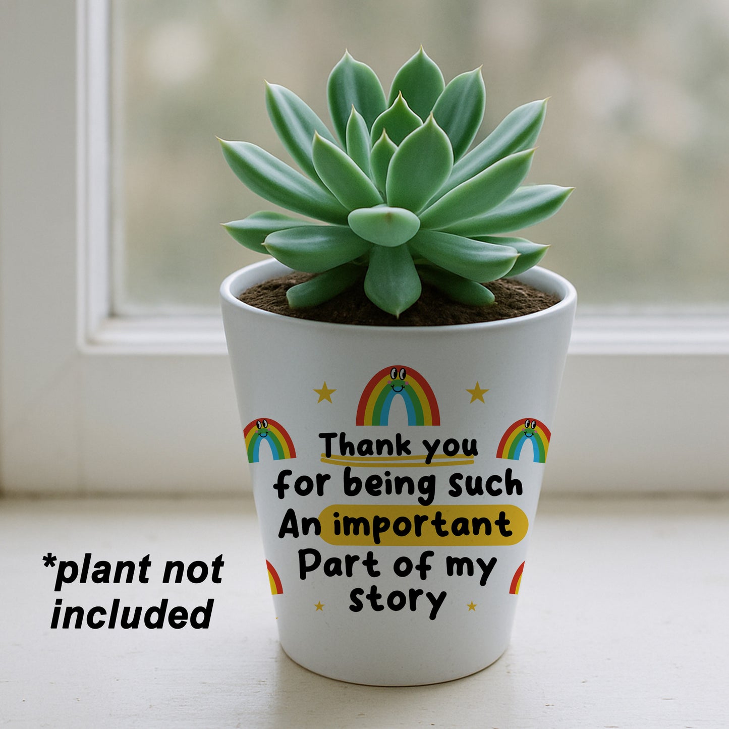 THANK YOU GIFT For Teacher TA Nursery Teacher Plant Pot