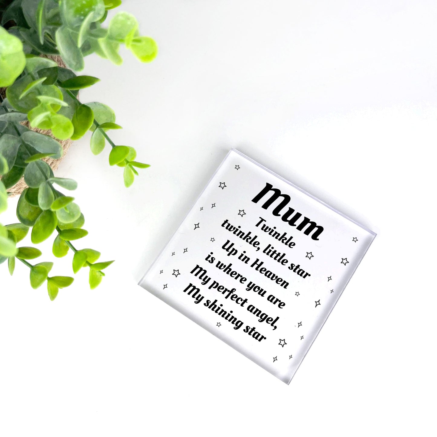 Mum Memorial Plaque For Mothers Day Birthday In Memory Plaque