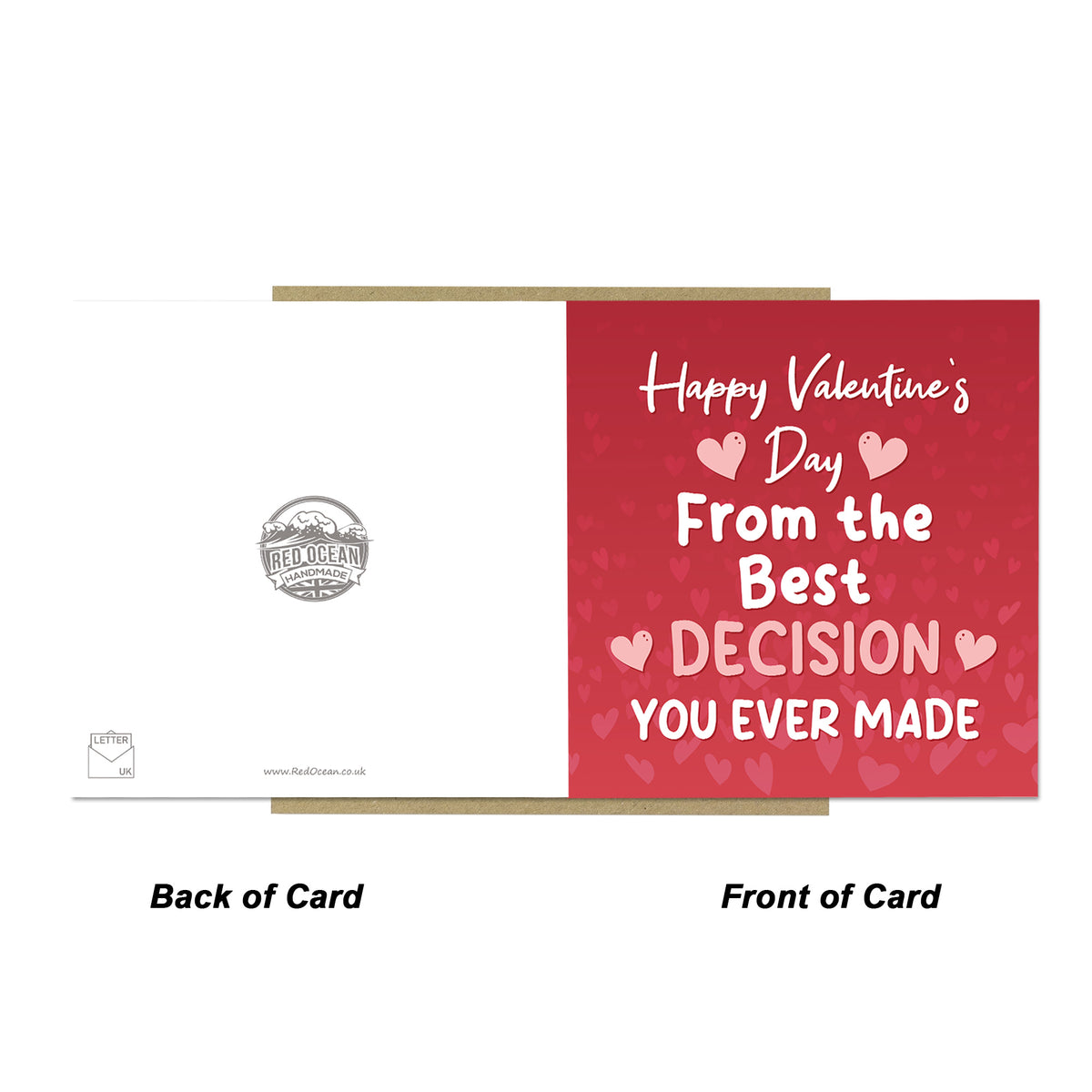 Valentines Day Card for Wife Husband Girlfriend Boyfriend