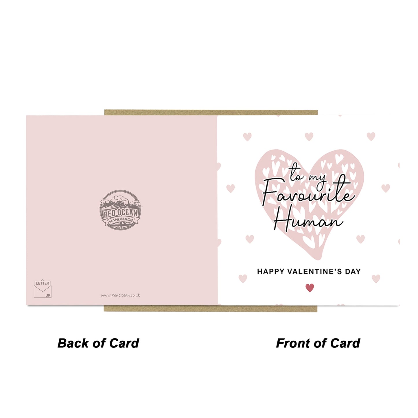 Card For Favourite Human, Boyfriend Valentines Card, For Him Her