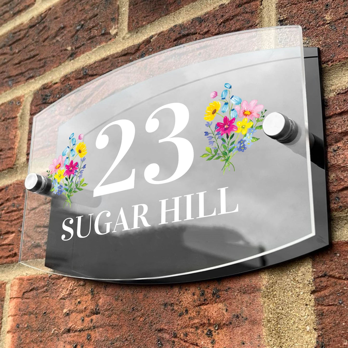Address Plaque For Wall House Signs Acrylic Door Number Sign