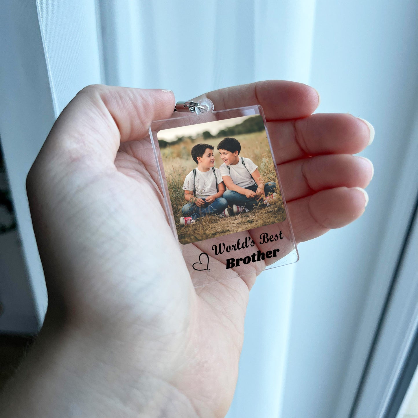 Personalised BROTHER KEYRING Gift For Brother Birthday Christmas