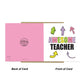 Card For Teacher AWESOME Teacher Card Teacher Appreciation Card