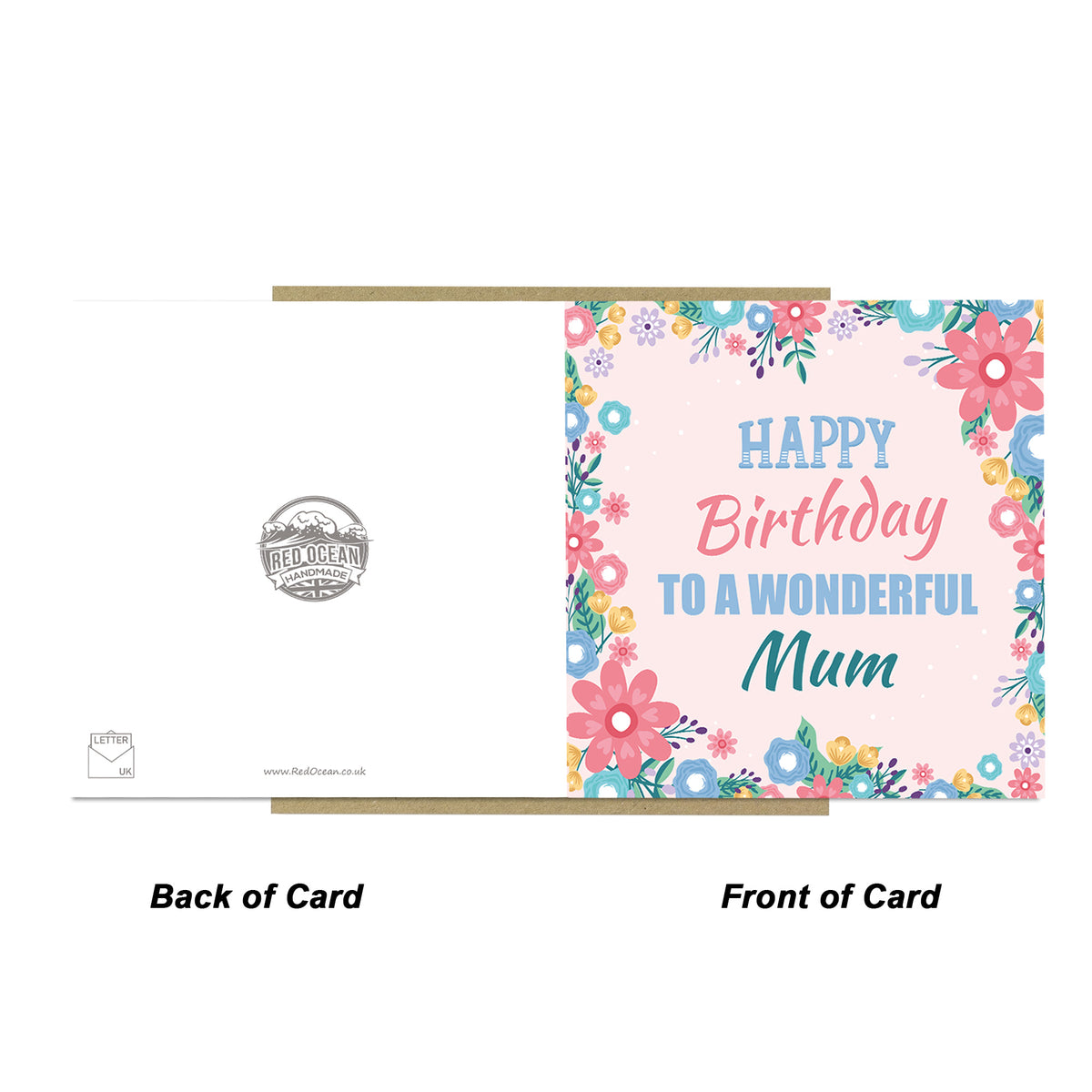 Happy Birthday To A Wonderful Mum Card For Mum Birthday Card