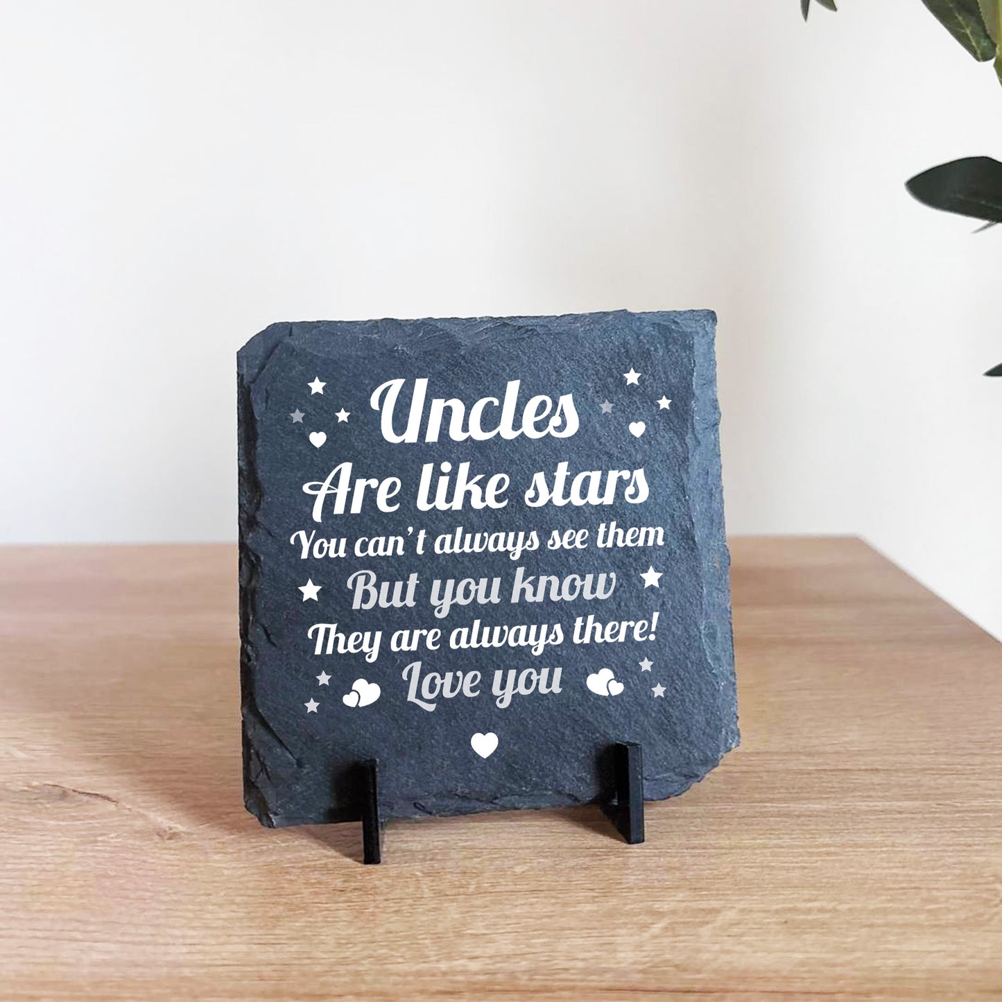 Uncle Gifts from Niece Nephew Slate Plaque Uncle Birthday Gifts