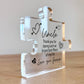 Novelty Gifts for Uncle Freestanding Plaque Puzzle Piece Gifts