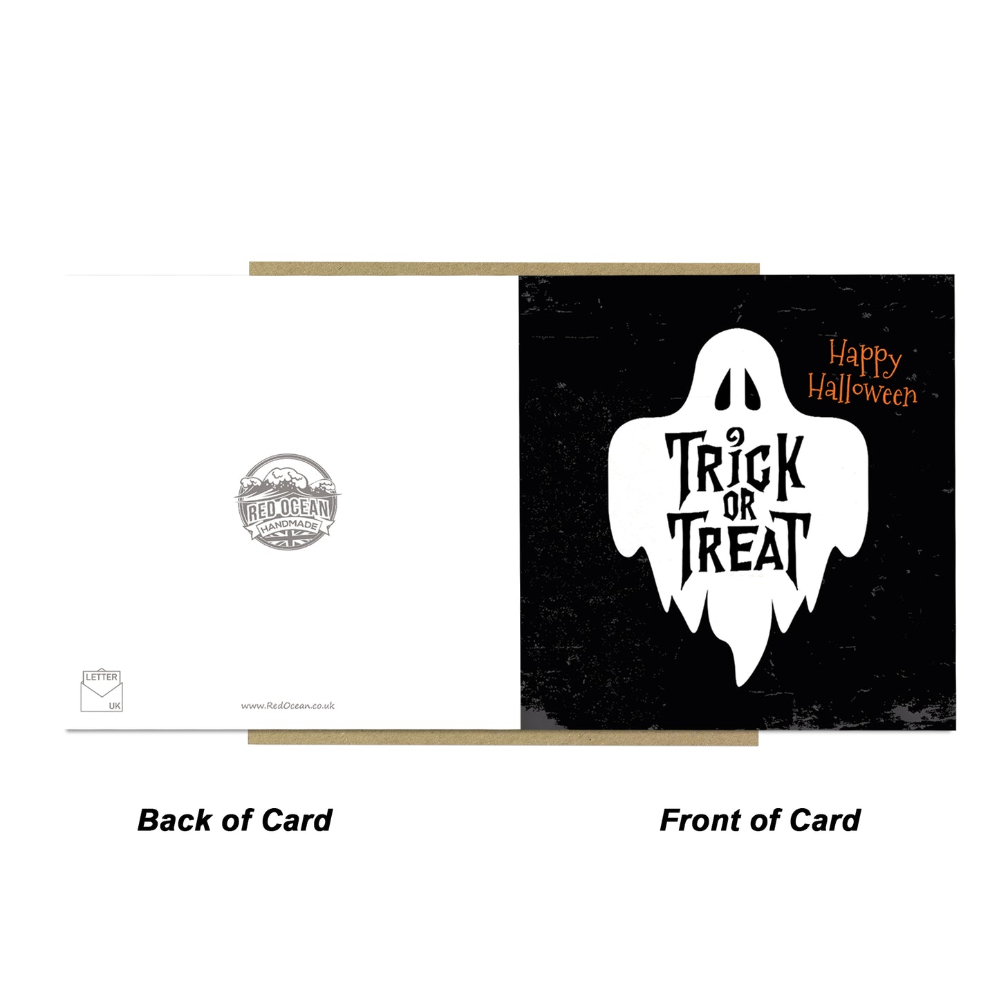 Ghost Halloween Card For Friend Daughter Son Couple Card For Him