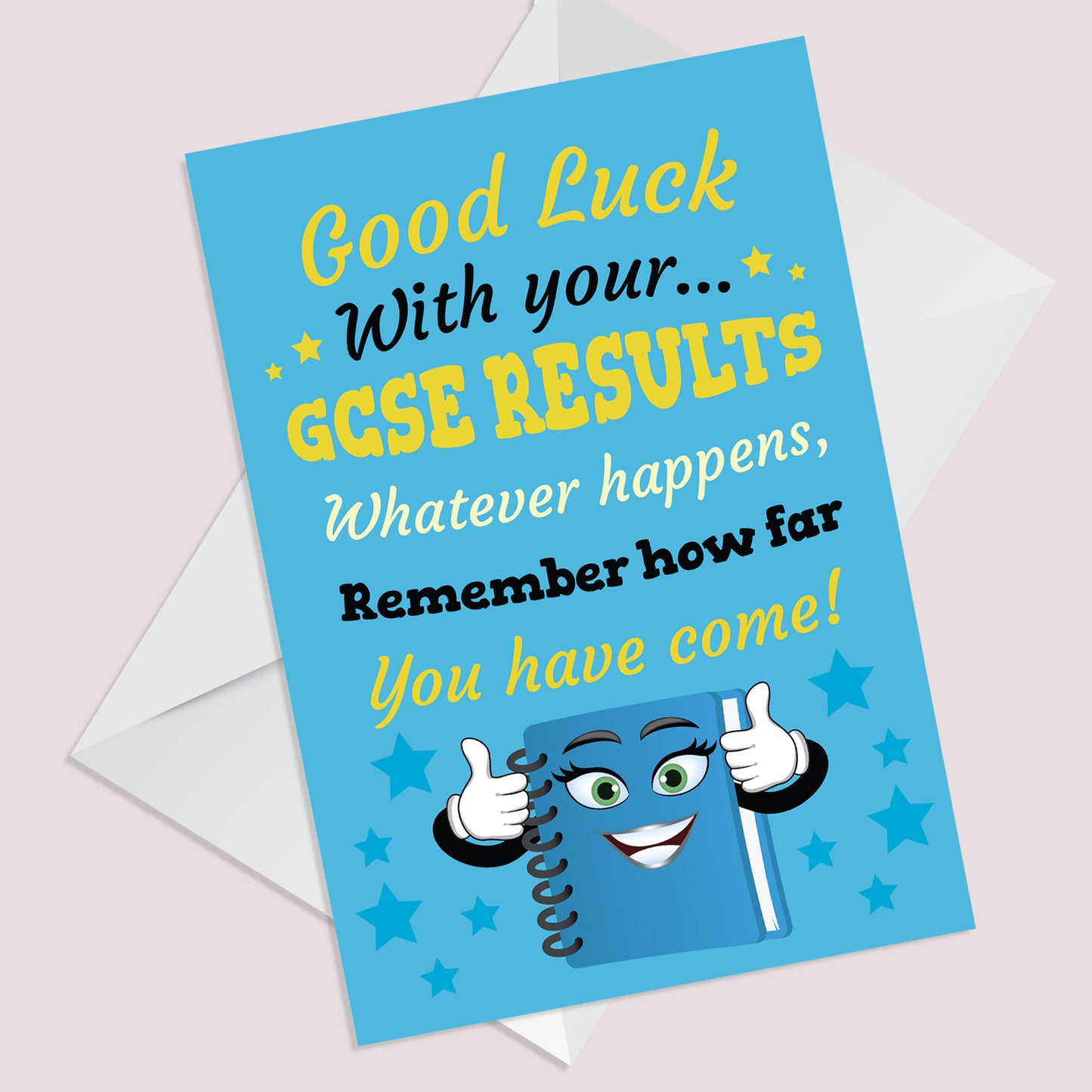 Card For GCSE Results Day GOOD LUCK Cards For Daughter Son