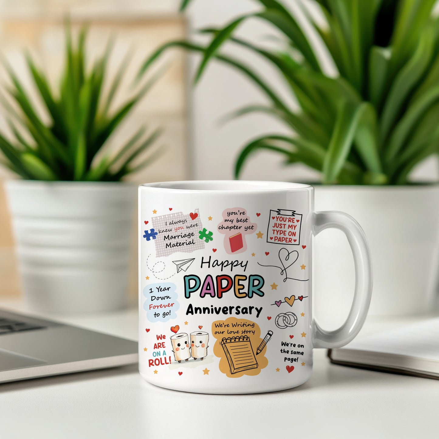 Funny Mug For 1st Anniversary Gift For Her For Him Gift For Wife