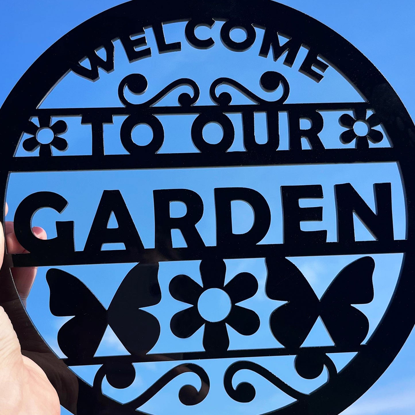 Garden Signs and Plaques for Outside Acrylic Garden Signs