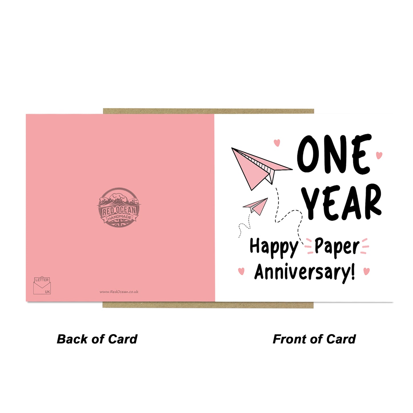 Funny Paper Anniversary Card For Husband 1st Anniversary Card