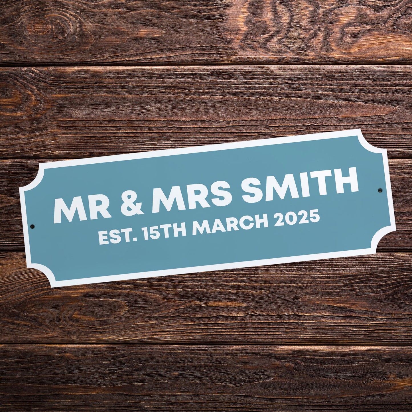 Personalised Street Sign Mr And Mrs Decoration Wedding Gift