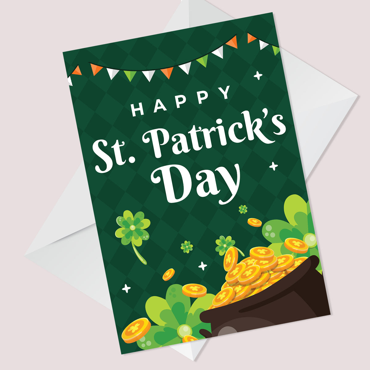 St Patricks Day Card Happy St Patricks Day Card St Paddys Day