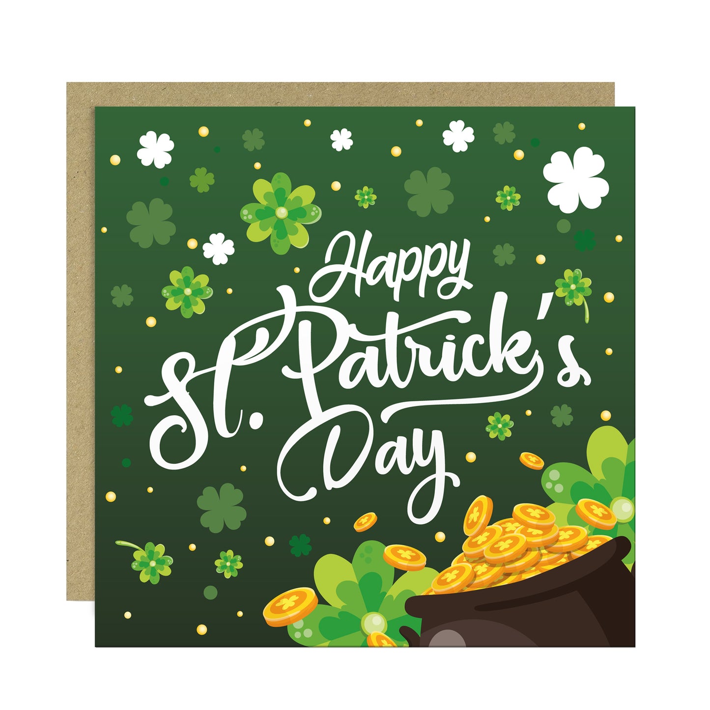 Happy St Patricks Day Card Set of 6 St Paddys Day Cards