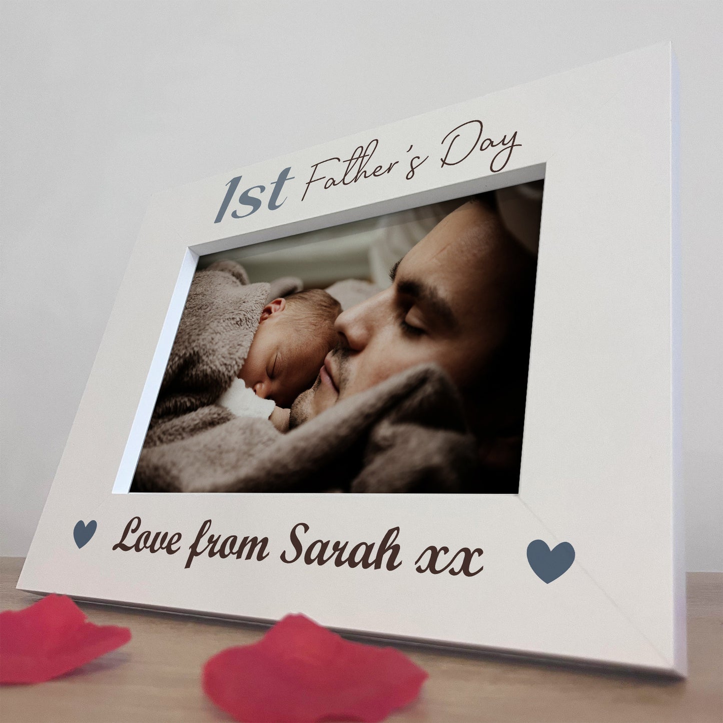 First Fathers Day Gift For Dad Daddy Personalised Photo Frame