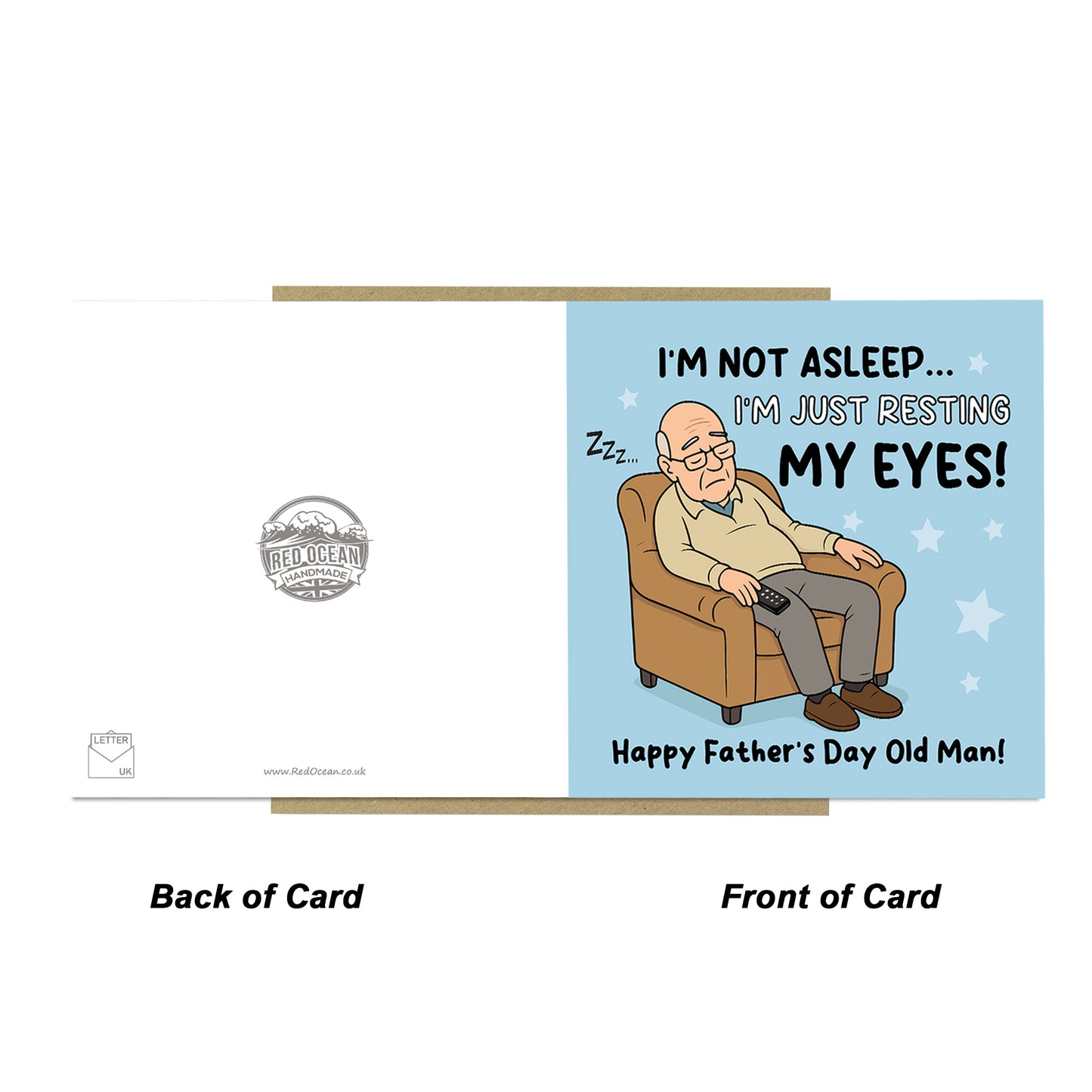 Funny Fathers Day Card For Dad Joke Card Old Dad From Daughter