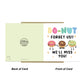 DONUT FORGET US WE WILL MISS YOU Card For Colleague Leaving Job