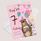 Youre 7 Today Birthday Card Seventh Birthday Card For Daughter