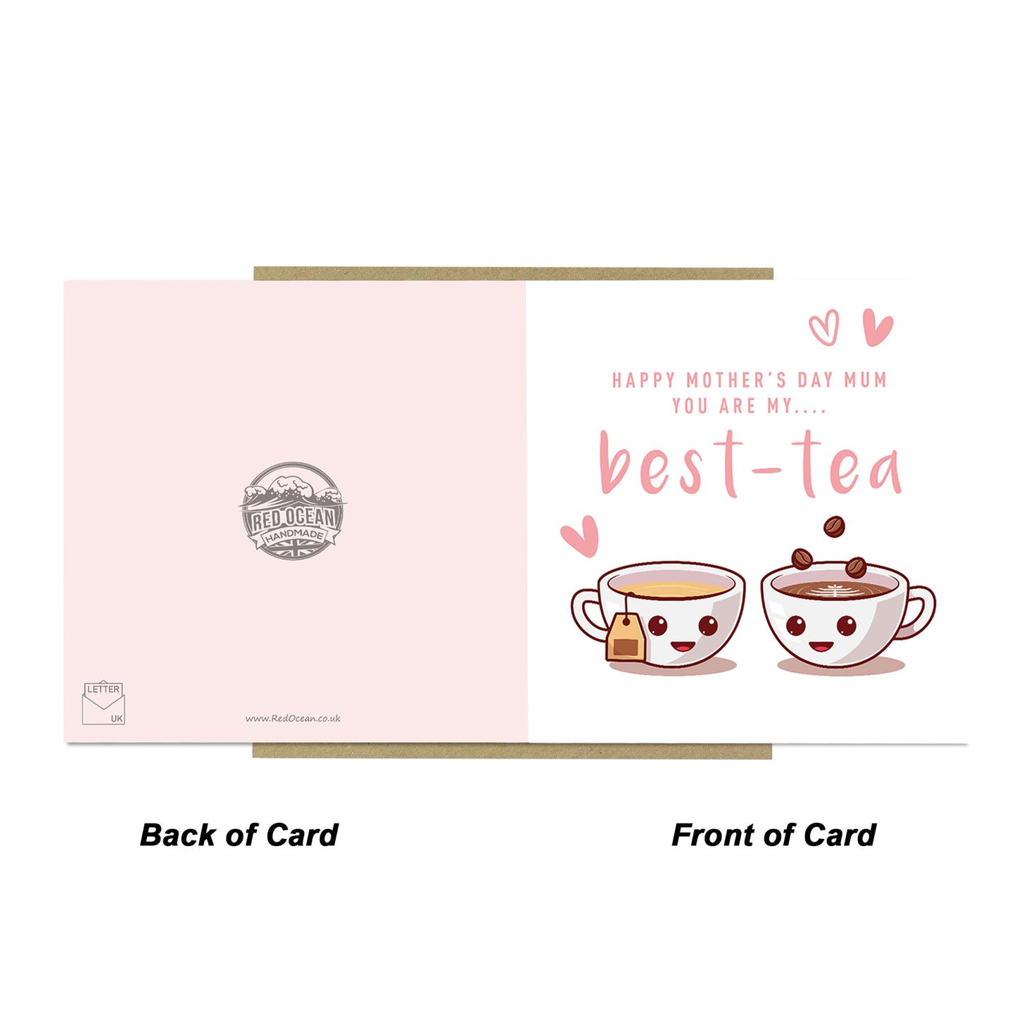 Happy Mothers Day Card To My Best Tea, Mummy Card, Bestie Card
