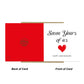 7th Anniversary Card For Husband Wife Boyfriend Girlfriend