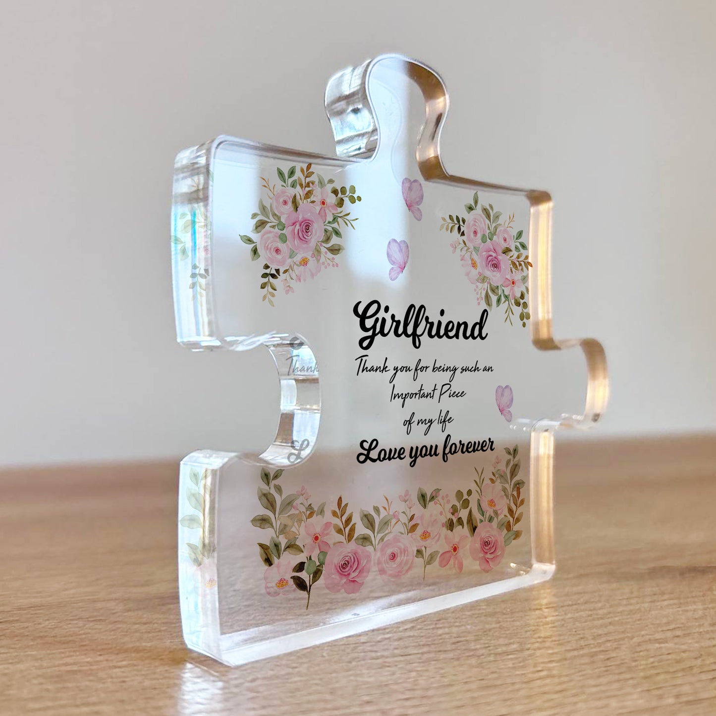 Girlfriend Gifts Important Piece Of My Life Thank You Gift