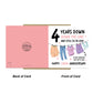 Funny Linen Anniversary Card For Husband Wife 4th Anniversary