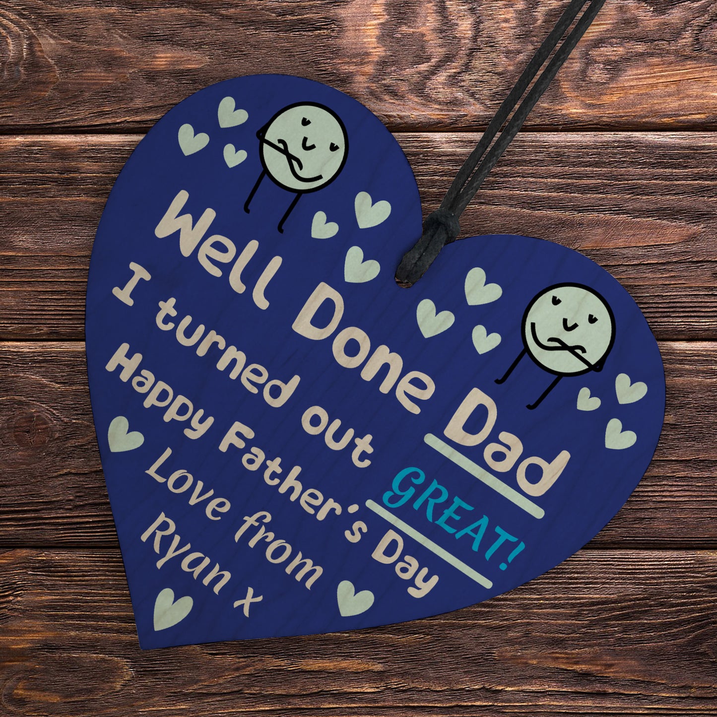 Funny Fathers Day Gift For Dad I Turned Out Great Humour Joke