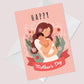 Mothers Day Card From Daughter, Mothers Day Card With Envelope