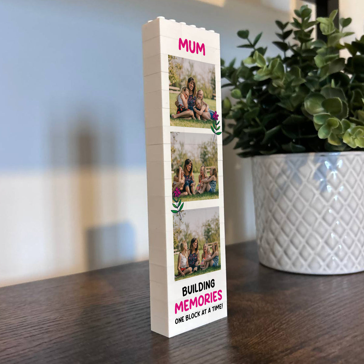 Mothers Day Gift Personalised Mum Gift Puzzle Photo Block
