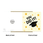 Graduation Card For Daughter Son YOU DID IT Card Congratulations