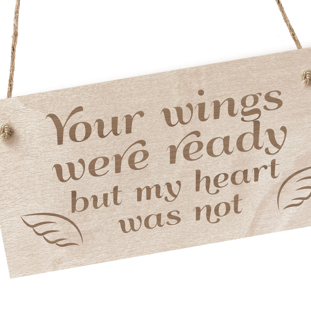 Memorial Hanging Wood Plaque Memorial Decoration Memory Sign