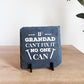 Grandad Gifts Standing Slate Plaque From Granddaughter Grandson