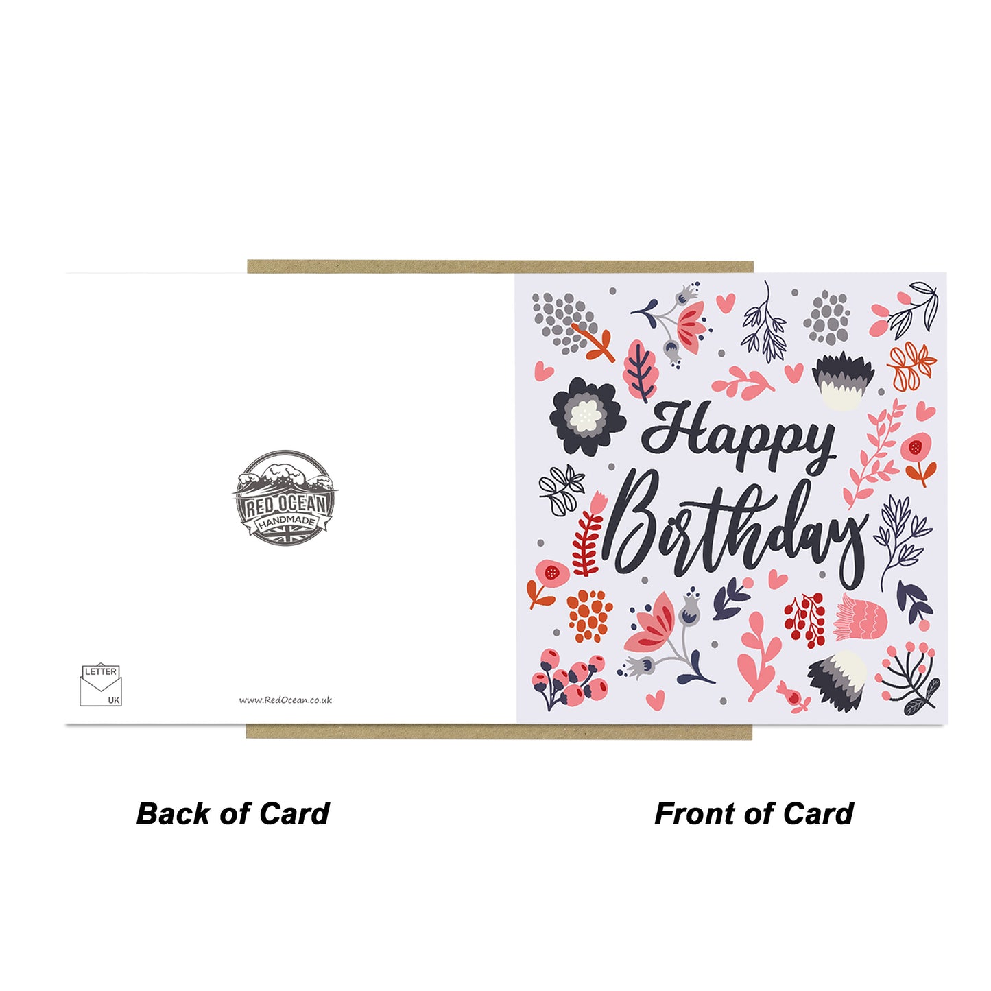 Happy Birthday Floral Card For Women Birthday Card For Friends
