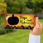 Days Until Halloween Countdown Signs Novelty Halloween Decor