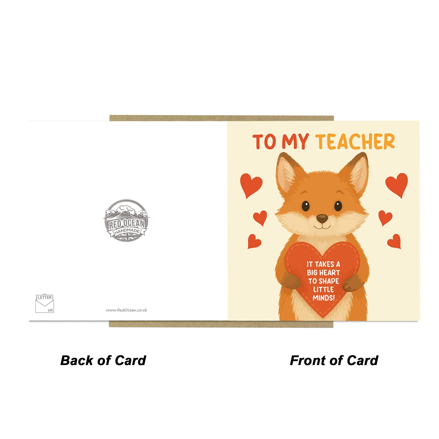 Teacher Appreciation Thank You Cards Thank You Greeting Card