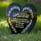 Muslim Islamic Memorial Plaque For Grandfather Acrylic Heart