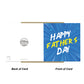 Happy Fathers Day Card For Dad 145 x 145mm With Kraft Envelope