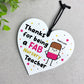 Nursery Teacher Gift Hanging Heart Thank You Gift FAB Teacher